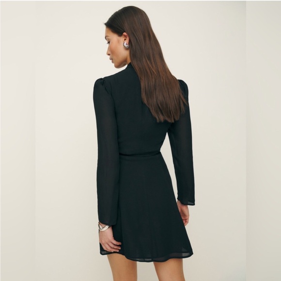 Reformation Ottessa Mini Dress Sz L - Picture 4 of 11